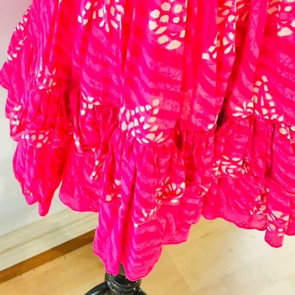 Victoria’s Secret Moda International pink cotton fit and flare dress. M. NWOT. - Picture 10 of 11